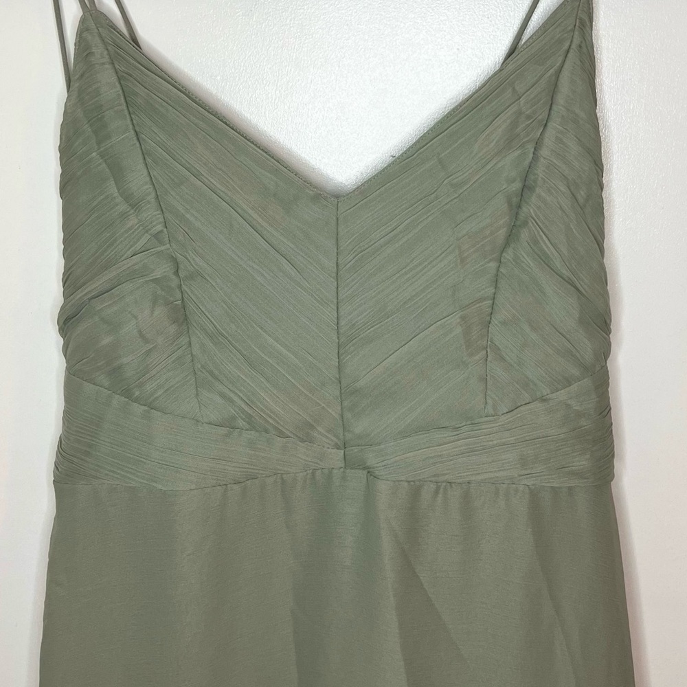 ASOS DESIGN Bridesmaid cami maxi dress with ruched bodice and tie waist - Picture 5 of 5